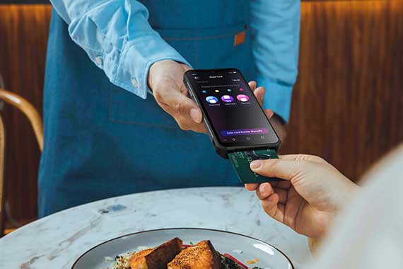 A6650 Pax Technology SmartPOS Insertion-carte-A6650